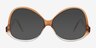 Deschamps Gradient Brown Alternative MaterialsEyeglass Frames from EyeBuyDirect, with Tinted Lenses