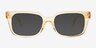 Kit Clear Champaign AcetateEyeglass Frames from EyeBuyDirect, with Tinted Lenses