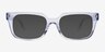 Kit Clear Blue AcétateMontures de lunettes de vue d'EyeBuyDirect, Avec des Verres Teintés