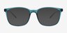 Soul Teal PlasticEyeglass Frames from EyeBuyDirect, with Tinted Lenses