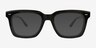 Kenna Noir Matériaux biosourcésMontures de lunettes de vue d'EyeBuyDirect, Avec des Verres Teintés