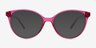 Tilia Purple Red Alternative MaterialsEyeglass Frames from EyeBuyDirect, with Tinted Lenses