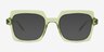Walnut Clear Green Matériaux biosourcésMontures de lunettes de vue d'EyeBuyDirect, Avec des Verres Teintés