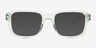 Wilder Clear Mint Alternative MaterialsEyeglass Frames from EyeBuyDirect, with Tinted Lenses