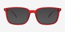 Zippity Red PlasticEyeglass Frames from EyeBuyDirect, with Tinted Lenses