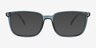 Zippity Teal PlasticEyeglass Frames from EyeBuyDirect, with Tinted Lenses