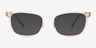 Giggle Pink PlasticEyeglass Frames from EyeBuyDirect, with Tinted Lenses