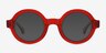 Pendleton Red Alternative MaterialsEyeglass Frames from EyeBuyDirect, with Tinted Lenses