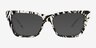 Celia Zebra Pattern Alternative MaterialsEyeglass Frames from EyeBuyDirect, with Tinted Lenses