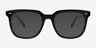 Kerr Black AcetateEyeglass Frames from EyeBuyDirect, with Tinted Lenses