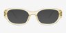 Nina Yellow Alternative MaterialsEyeglass Frames from EyeBuyDirect, with Tinted Lenses