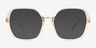 Darlington Champaign Pink Matériaux biosourcésMontures de lunettes de vue d'EyeBuyDirect, Avec des Verres Teintés