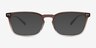 Sinclair Gradient Gray Alternative MaterialsEyeglass Frames from EyeBuyDirect, with Tinted Lenses