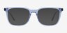 Ambition Clear Blue AcetateEyeglass Frames from EyeBuyDirect, with Tinted Lenses
