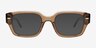 Hawke Brown Alternative MaterialsEyeglass Frames from EyeBuyDirect, with Tinted Lenses