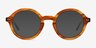 Grant Striped Brown Matériaux biosourcésMontures de lunettes de vue d'EyeBuyDirect, Avec des Verres Teintés