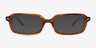 Hale Striped Brown Alternative MaterialsEyeglass Frames from EyeBuyDirect, with Tinted Lenses