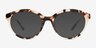 Caruso Ivory Tortoise Alternative MaterialsEyeglass Frames from EyeBuyDirect, with Tinted Lenses