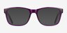 Aaron Violet PlastiqueMontures de lunettes de vue d'EyeBuyDirect, Avec des Verres Teintés