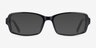 Aden Black PlasticEyeglass Frames from EyeBuyDirect, with Tinted Lenses
