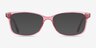 Abbie Pink PlasticEyeglass Frames from EyeBuyDirect, with Tinted Lenses
