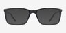 Sterling Noir PlastiqueMontures de lunettes de vue d'EyeBuyDirect, Avec des Verres Teintés