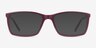 Sterling Burgundy PlasticEyeglass Frames from EyeBuyDirect, with Tinted Lenses