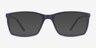 Sterling Violet PlastiqueMontures de lunettes de vue d'EyeBuyDirect, Avec des Verres Teintés