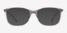 Boudry Gray PlasticEyeglass Frames from EyeBuyDirect, with Tinted Lenses