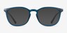 Chandler Bleu PlastiqueMontures de lunettes de vue d'EyeBuyDirect, Avec des Verres Teintés