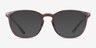 Chandler Brown PlasticEyeglass Frames from EyeBuyDirect, with Tinted Lenses