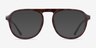Brooklyn Tortoise PlasticEyeglass Frames from EyeBuyDirect, with Tinted Lenses