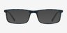 Bowen Blue Tortoise PlastiqueMontures de lunettes de vue d'EyeBuyDirect, Avec des Verres Teintés