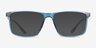 Corin Bleu PlastiqueMontures de lunettes de vue d'EyeBuyDirect, Avec des Verres Teintés