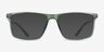 Corin Green PlasticEyeglass Frames from EyeBuyDirect, with Tinted Lenses