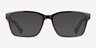 Darren Brun PlastiqueMontures de lunettes de vue d'EyeBuyDirect, Avec des Verres Teintés