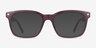 Eddie Burgundy PlasticEyeglass Frames from EyeBuyDirect, with Tinted Lenses