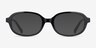 Elliot Black Alternative MaterialsEyeglass Frames from EyeBuyDirect, with Tinted Lenses