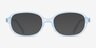 Elliot Bleu Matériaux biosourcésMontures de lunettes de vue d'EyeBuyDirect, Avec des Verres Teintés