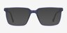 Duke Blue PlasticEyeglass Frames from EyeBuyDirect, with Tinted Lenses