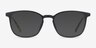 Eric Noir PlastiqueMontures de lunettes de vue d'EyeBuyDirect, Avec des Verres Teintés