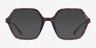 Emerson Tortoise PlasticEyeglass Frames from EyeBuyDirect, with Tinted Lenses