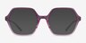 Emerson Purple PlasticEyeglass Frames from EyeBuyDirect, with Tinted Lenses