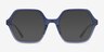 Emerson Gradient Blue PlastiqueMontures de lunettes de vue d'EyeBuyDirect, Avec des Verres Teintés