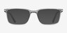 Ferguson Gray PlasticEyeglass Frames from EyeBuyDirect, with Tinted Lenses