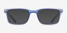 Ferguson Crystal Blue PlasticEyeglass Frames from EyeBuyDirect, with Tinted Lenses
