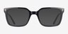 Franky Black PlasticEyeglass Frames from EyeBuyDirect, with Tinted Lenses