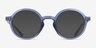 Gusto Blue PlasticEyeglass Frames from EyeBuyDirect, with Tinted Lenses