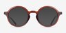 Gusto Crystal Brown PlasticEyeglass Frames from EyeBuyDirect, with Tinted Lenses