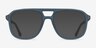 Gale Clear Green PlasticEyeglass Frames from EyeBuyDirect, with Tinted Lenses